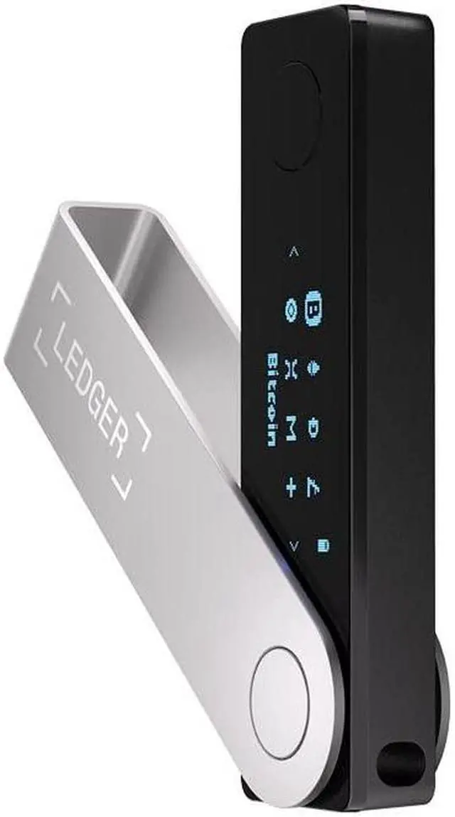 Main image of Ledger Nano X (Onyx Black) Crypto Hardware Wallet - Bluetooth - The Best Way to securely Buy, Manage and Grow All Your Digital Assets