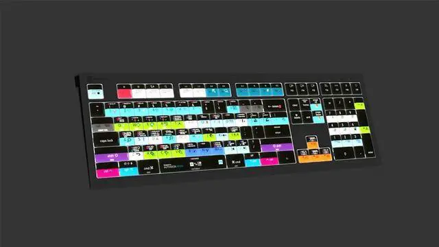 Alt view image 5 of 5 - Logickeyboard Designed for Maya - Compatible with Mac OS 10.14 and Later Versions- Astra 2 Backlit Keyboard # LKB-MAYA-A2M-US