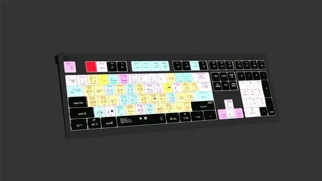 Alt view image 5 of 5 - Logickeyboard Designed for Adobe Lightroom CC Compatible with macOS- Astra 2 Backlit Keyboard # LKB-LGTRCC-A2M-US