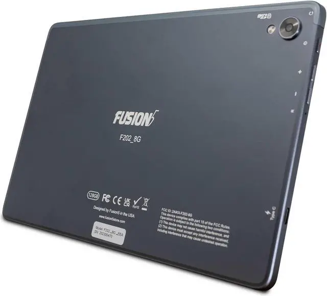 Alt view image 2 of 5 - Fusion5 F202_8G 10.1 Inch Tablet - Android 13, Full HD IPS, Octa-Core, 8GB RAM, 128GB Storage, Dual Band Wi-Fi, Bluetooth, USB-C, 10 Inch, 13MP Rear 5MP Front Camera