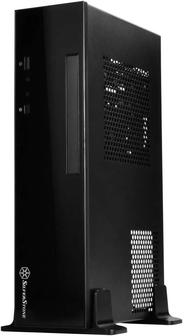 Alt view image 2 of 5 - SilverStone Technology ML09B Small Form Factor Mini-ITX Computer Case with SFX Support ML09B-x