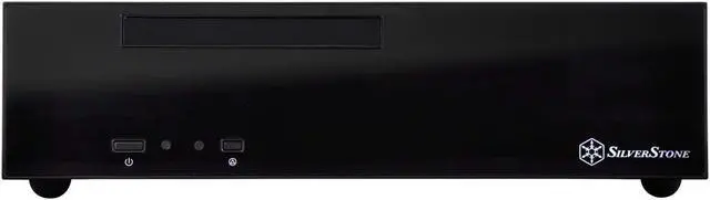 Alt view image 4 of 5 - SilverStone Technology ML09B Small Form Factor Mini-ITX Computer Case with SFX Support ML09B-x