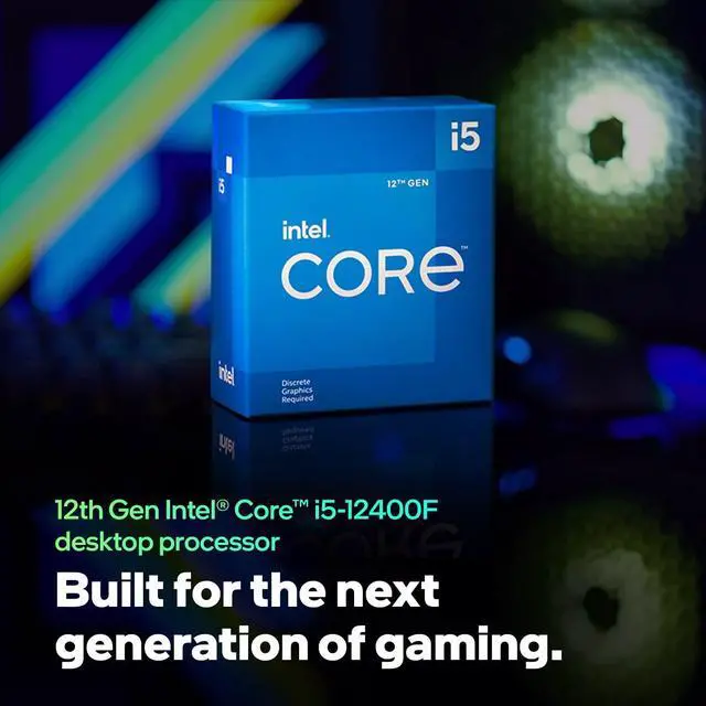 Alt view image 2 of 5 - Intel Core i5-12400F Alder Lake CPU LGA 1700 2.5 GHz 6-Core 65W 18MB Cache Desktop Processor