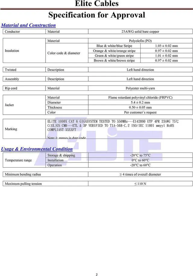 Alt view image 5 of 5 - Infinity Cable Products Cat6 Riser (CMR) Ethernet Cable 1000ft Green 23AWG UTP 550MHz UL Certified Easy Pull Reelex II Box Bulk Networking LAN Cable