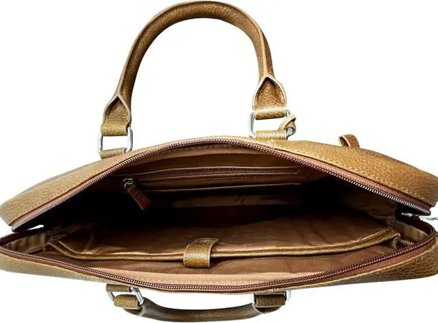 Alt view image 5 of 5 - Laptop Bag with Multiple Compartment and Pockets - Briefcases for men and Women with Trolley Compatible Strap on the Back - Briefcase Laptop Bag with Fit 16" (Style 2)