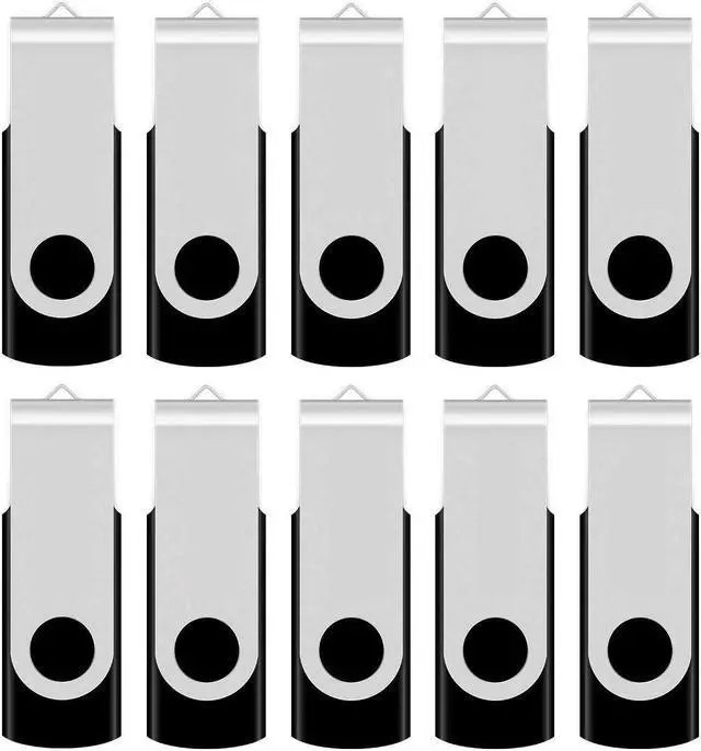 Main image of Aiibe Wholesale Bulk Flash Drives 8GB 8G USB Flash Drive 50 Pack 8GB USB 2.0 Thumb Drives, Black