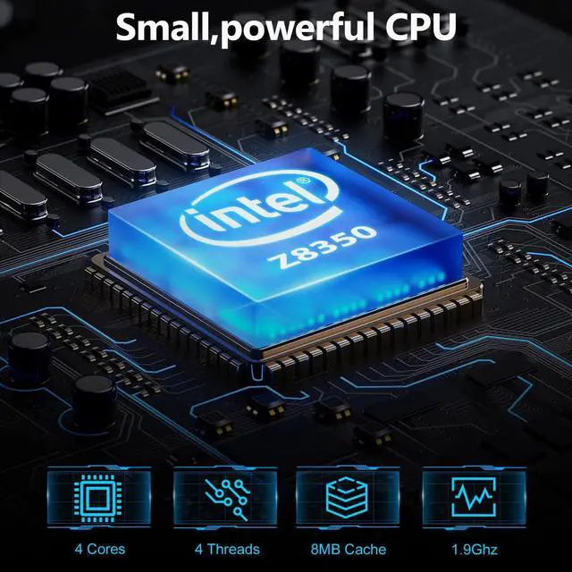 Alt view image 3 of 5 - ALADAWN PC Stick Mini PC Stick with Intel Atom Z8350 & Windows 10 Pro,Mini PC 4GB RAM 128GB ROM,Intel pc Stick Support Auto Power on,HD 4K on Business Office Industrial IOT Media Home