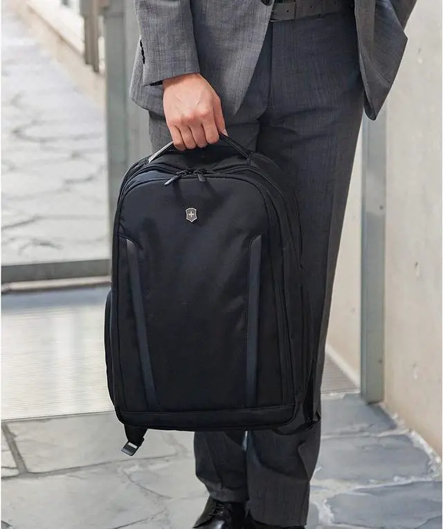 Alt view image 2 of 5 - Victorinox Altmont Professional Essentials Laptop Backpack - Tablet & Laptop Bag for Travel Accessories - Computer Backpack Includes Sleek Organizer - 24 Liters, Black