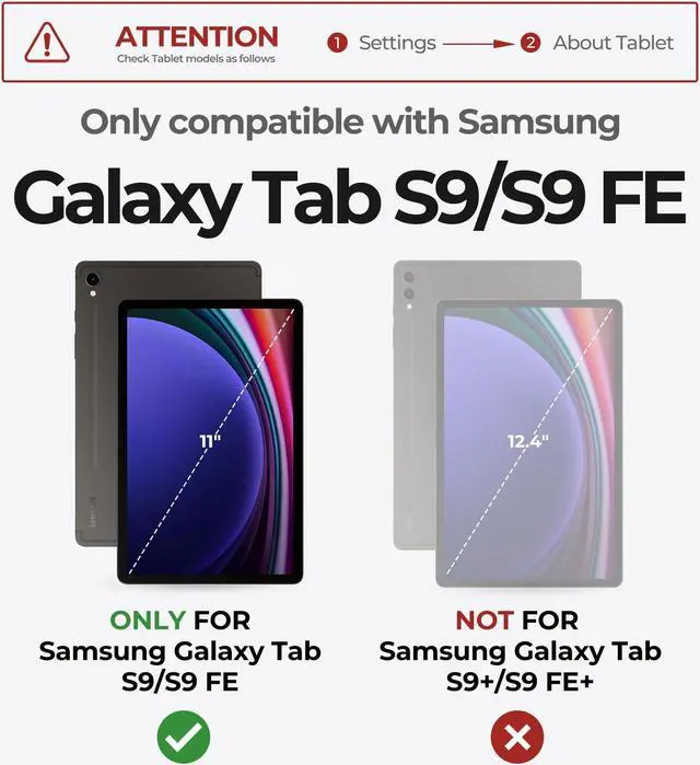 Alt view image 2 of 5 - Dexnor Keyboard Case for Samsung Galaxy Tab S10 FE/S9 FE 5G 10.9"/S9 11" Case with Keyboard Magnetic Floating Cantilever Stand Multi-Touch Trackpad Wireless Backlit With S Pen Holder US Version, Black