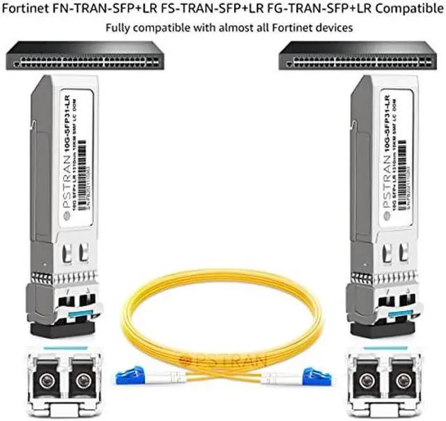 Alt view image 4 of 5 - OPSTRAN 10GBASE-LR SFP+ Optical Transceiver Module Compatible with Fortinet FN-TRAN-SFP+LR FS-TRAN-SFP+LR FG-TRAN-SFP+LR 10G SFP+ LR 1310nm 10km DDM Duplex LC SMF