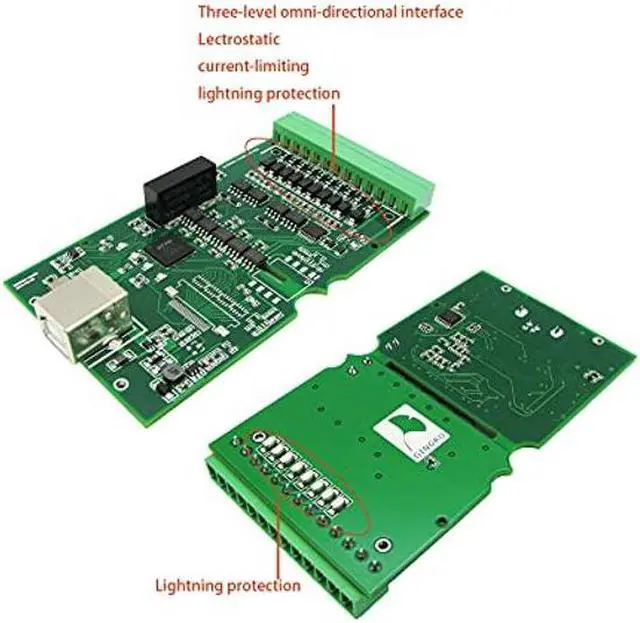 Alt view image 3 of 4 - BUELEC Industrial High Speed USB to RS232/RS485/RS422/TTL 4 in 1 Converter,Magnetic Isolated,Built-in 3000V Dual Isolation Power Module,Two-Way Independent Data Transmission,FT4232 Chipset