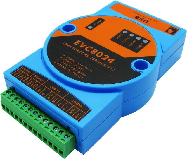 Main image of BUELEC Industrial High Speed USB to RS232/RS485/RS422/TTL 4 in 1 Converter,Magnetic Isolated,Built-in 3000V Dual Isolation Power Module,Two-Way Independent Data Transmission,FT4232 Chipset