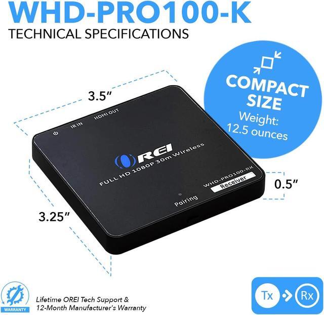 Alt view image 5 of 5 - OREI Wireless HDMI Transmitter & Receiver - Extender Full HD 1080p Wirelessly Upto 100 Ft with Dongle - Perfect for Streaming, Laptops, PC, Media and More