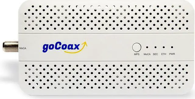 Alt view image 4 of 5 - goCoax MoCA 2.5 Adapter with 2.5GbE Ethernet Port. MoCA 2.5. 1x 2.5GbE Port. Provide 2.5Gbps Bandwidth with existing coaxial Cables. White(2-Pack, MA2500D)