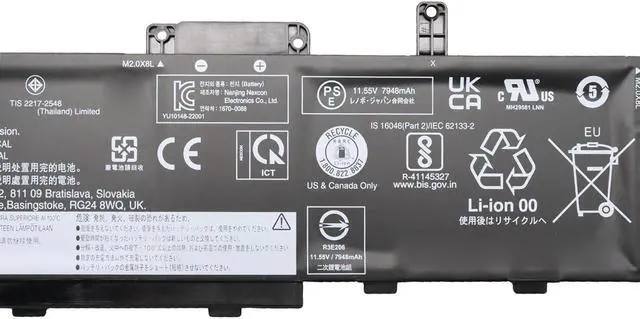 Alt view image 4 of 5 - EPYOBW L21L6P70 Laptop Battery 94Wh 8095mAh 11.55V Compatible with Lenovo ThinkPad P16 Gen 1 / ThinkPad P16 Gen 2 Series L21M6P70
