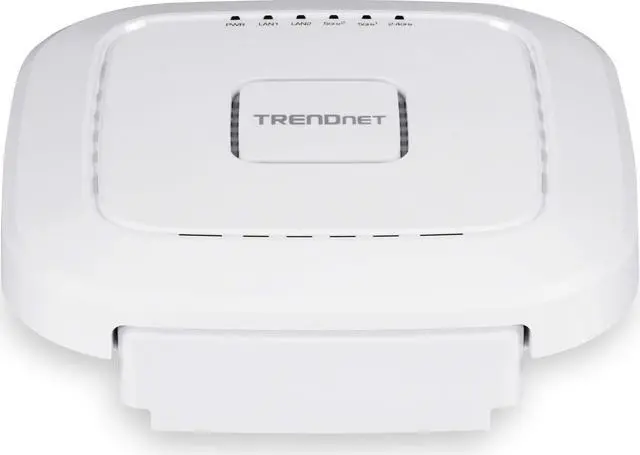 Alt view image 3 of 5 - TRENDnet AC2200 Tri-Band PoE+ Indoor Wireless Access Point, 867Mbps WiFi AC + 400Mbps WiFi N Bands, Wave 2 MUMIMO, Client Bridge, WDS, AP, WDS Bridge, WDS Station, Repeater Modes, White, TEW-826DAP