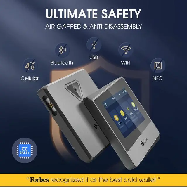 Alt view image 2 of 5 - ELLIPAL Hardware Wallet, Air-gapped & Internet Isolated Security Crypto Wallet Titan Mini, 10000 coins &Token, Anti-Disassemble &Tamper Cold Wallet, Cold Storage for BTC/XRP/ETH/XLM/USDT/LTC