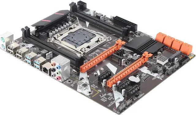 Alt view image 5 of 5 - X99 LGA2011-3 DDR4 Computer Motherboard Mainboard, LGA2011 V3 Gaming Motherboard with NVME M.2, Four Channels DDR4 ECC/REG i7 Processor