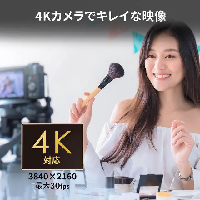 Alt view image 3 of 5 - I-O Data GV-HUVC/4K USB HDMI Converter Adapter, 4K Compatible, Live Streaming, Telework, Web Conferencing, Capture Board, UVC, Mac Compatible, Japanese Manufacturer