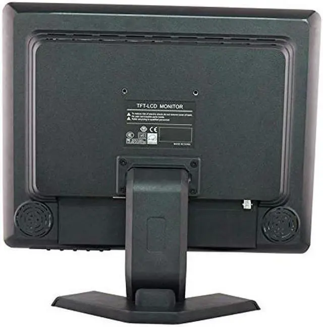 Alt view image 3 of 5 - 17" Inch CCTV Monitor HD 12801024 Portable Display TFT LCD Color Video Monitor with BNC HDMI VGA AV Input for FPV DVR CCTV Cam Car Monitor PC Computer Monitor Home Office Surveillance System