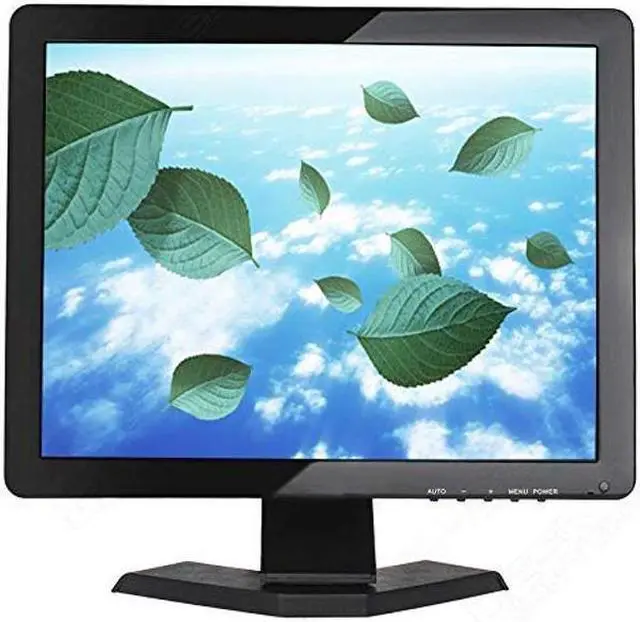 Alt view image 4 of 5 - 17" Inch CCTV Monitor HD 12801024 Portable Display TFT LCD Color Video Monitor with BNC HDMI VGA AV Input for FPV DVR CCTV Cam Car Monitor PC Computer Monitor Home Office Surveillance System
