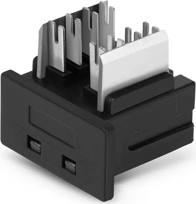 Alt view image 5 of 5 - Bundle - 3 Items: easyJACK - 90deg Angled Speed Termination Tool + Replacement Head + of 90deg Angled Cat6 Keystone Jacks in White (50 Pack)