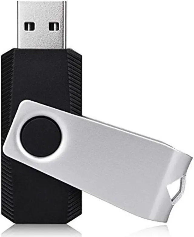 Alt view image 2 of 5 - KEXIN 4GB USB Flash Drive 50 Pack - Thumb Drive Bulk Memory Stick Pen Drives With Swivel Design, USB 2.0, Black