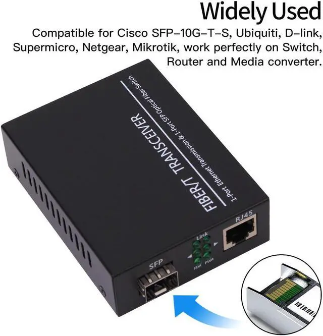 Alt view image 4 of 5 - 10Pack SFP+ 10GBase-LR SingleMode Module, 1310nm 10G LC SMF Fiber Optic Transceiver for Cisco SFP-10G-LR, Ubiquiti UniFi UF-SM-10G, Meraki MA-SFP-10GB-LR, Netgear, TP-Link and More (1310nm DDM 20km)
