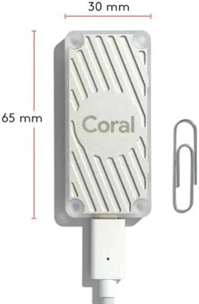 Alt view image 3 of 4 - Google Coral USB Edge TPU ML Accelerator coprocessor for Raspberry Pi and Other Embedded Single Board Computers