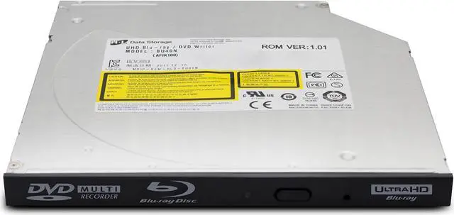 Alt view image 3 of 4 - HLDS BU40N Ultra Slim Internal Ultra HD Blu-Ray Optical Drive/ 9.5mm/ UHD Drive