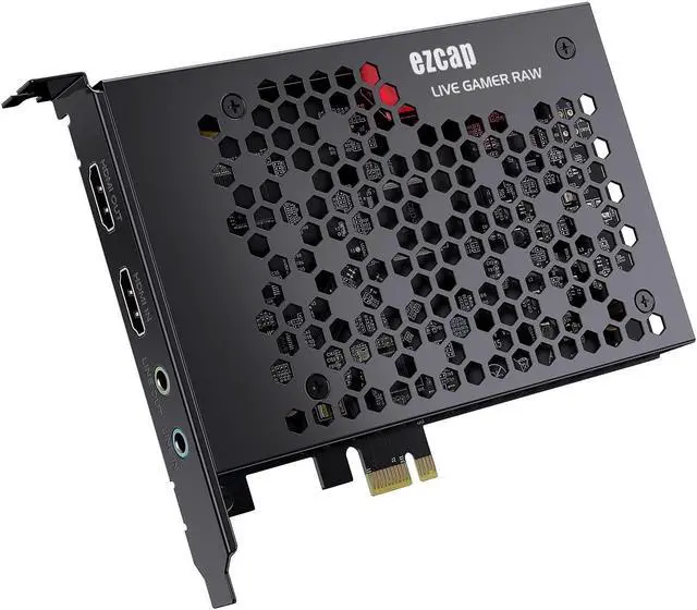 Main image of Ezcap 4K HDMI Internal PCI-E Video Capture Card for Live Streaming, PC Gaming, and Sound Mixing - Compatible with Windows, Mac, PS4, Xbox, and Switch