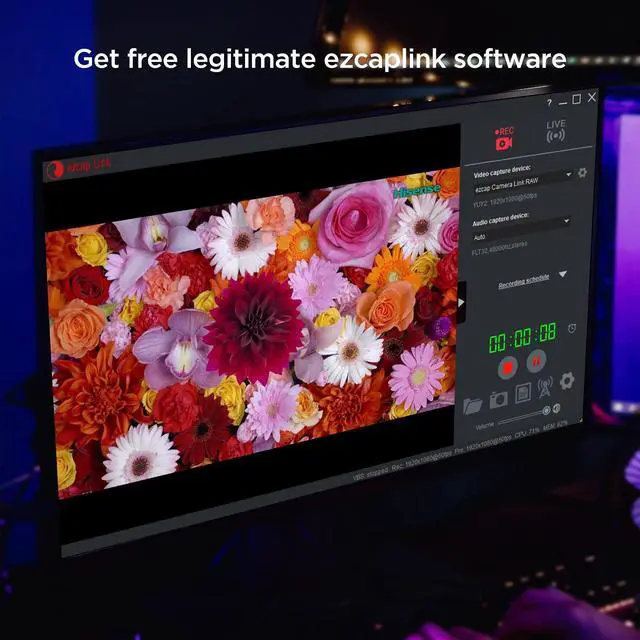 Alt view image 4 of 5 - Ezcap 4K HDMI Internal PCI-E Video Capture Card for Live Streaming, PC Gaming, and Sound Mixing - Compatible with Windows, Mac, PS4, Xbox, and Switch