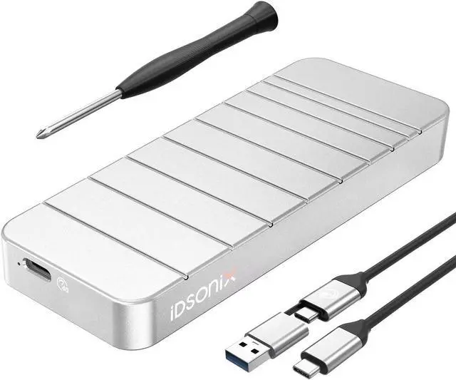 Main image of iDsonix 40Gbps M.2 NVMe PCIe SSD Enclosure Adapter[100% Aluminum], [PCIe 4.0] NVMe to USB 4.0 Compatible with Thunderbolt 3/4, NVMe Enclosure with UASP&Trim Support M-Key 2280 SSD