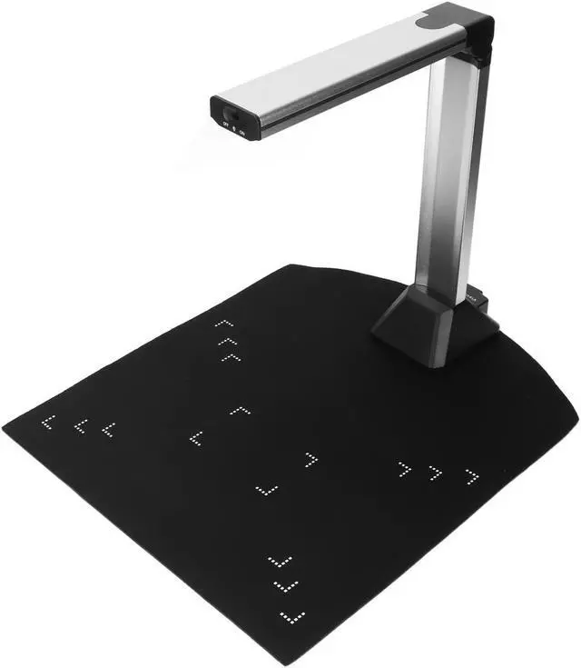 Main image of USB Document Camera, 5MP Folding Document Scanner with 4 LED Fill Lights, Auto Focus Portable Size Document Camera Scanner for Web Conferencing, Distance Education, Remote Working