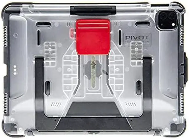 Main image of PIVOT A20A Atlas Robust Tablet Case - Fits iPad Air 4th gen & iPad Pro 11 in (1st - 3rd gen) - 360 Degree Protection - for Professional Pilots, General Aviation - Clear/RED