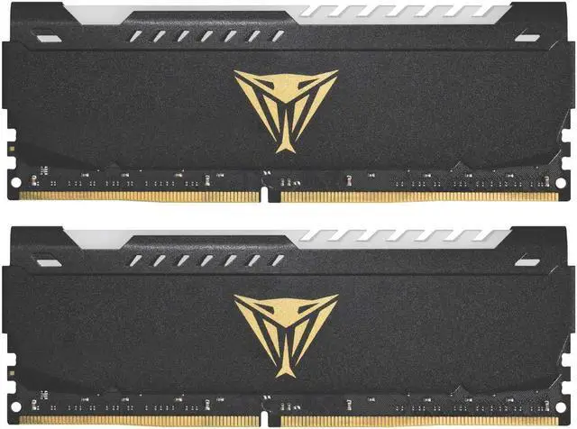 Alt view image 2 of 5 - Patriot Viper Steel RGB DDR4 RAM 64GB (2X32GB) 3600MHz CL20 1.35v UDIMM Desktop Gaming Memory Kit Compatible with XMP - PVSR464G360C0K