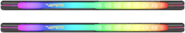 Alt view image 3 of 5 - Patriot Viper Steel RGB DDR4 RAM 64GB (2X32GB) 3600MHz CL20 1.35v UDIMM Desktop Gaming Memory Kit Compatible with XMP - PVSR464G360C0K