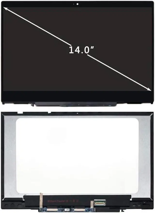 Main image of NBPCLCD Screen Replacement P/N:L20555-001 L20553-001 for HP Pavilion X360 14M-CD0001DX 14M-CD0003DX 14M-CD0005DX 14M-CD0006DX 14 1080p LCD Display Touch Screen Assembly Digitizer Control Board Bezel