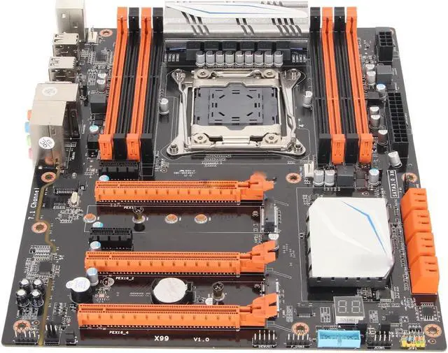 Main image of X99 ATX Motherboard, LGA 2011 DDR3 256GB M.2 NVME PCIe SATA3.0, Desktop PC Gaming Motherboard with Digital Diagnostic Card