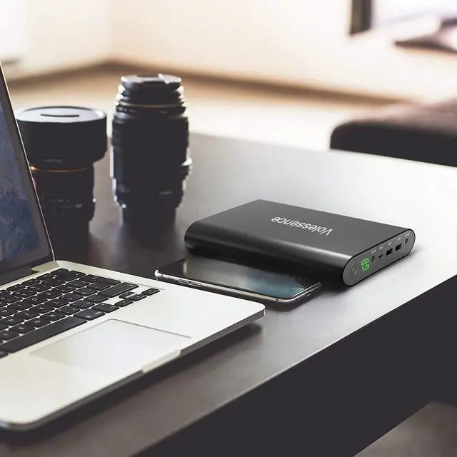 Alt view image 5 of 5 - Volessence 50000mAh Laptop Power Bank 5/8.4/9/12/16/20V Portable Laptop Charger for Laptop, Tablet, Phone and More