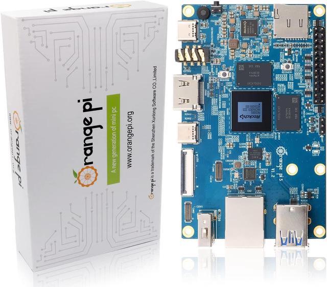 Orange Pi 5 16GB Rockchip RK3588S 8-Core 64 Bit Single Board Computer, Up  to 2.4GHz and 8K Video Codec Support Development Board Run Orange ...