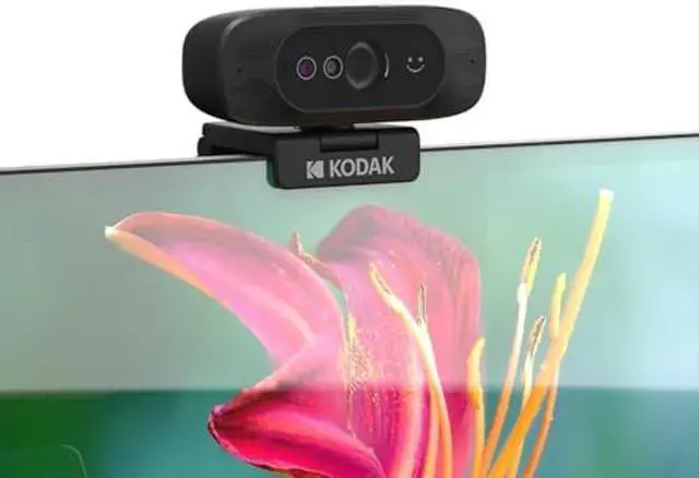 Alt view image 3 of 5 - JPL Kodak Webcam | Business 1080p HD Video Conferencing Camera | Windows Hello Compatible Facial Recognition & Built-in Privacy Lens Cover | Plug & Play Solution