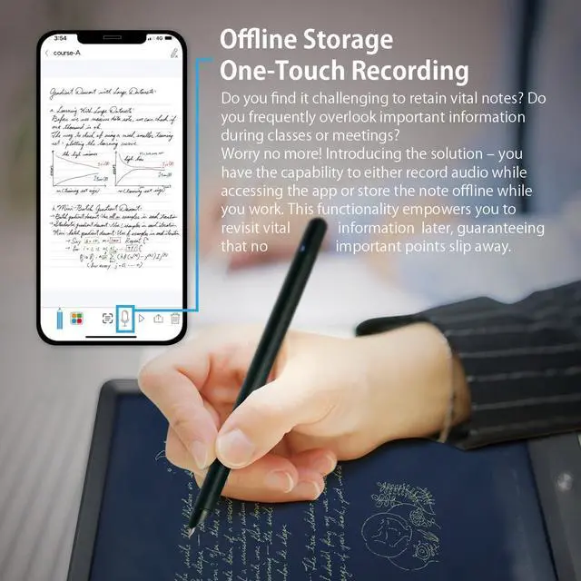 Smart Pen Notebook Set Digitizes Handwriting To Text, Syncs