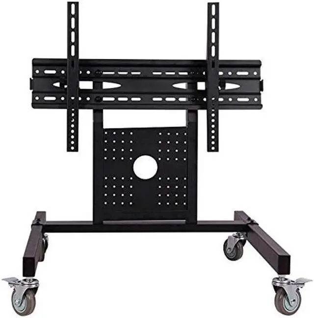 Alt view image 4 of 5 - Rolling TV Mount Stand Trolley 32-65inch Plasma Screen LED LCD Monitor Low Height Stand Cart D750
