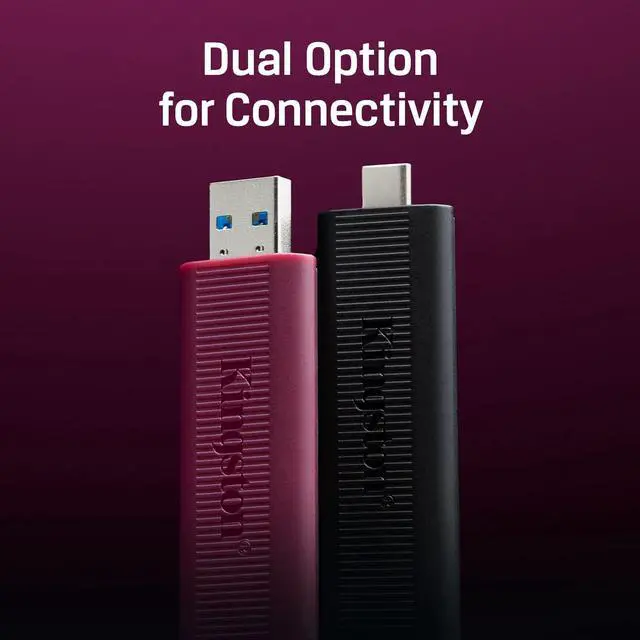 Alt view image 5 of 5 - Kingston DataTraveler Max Type-A 1TB High Performance USB Flash Drive USB 3.2 Gen 2 Up to 1000 MB/s Sliding Cap Design DTMAXA/1TB
