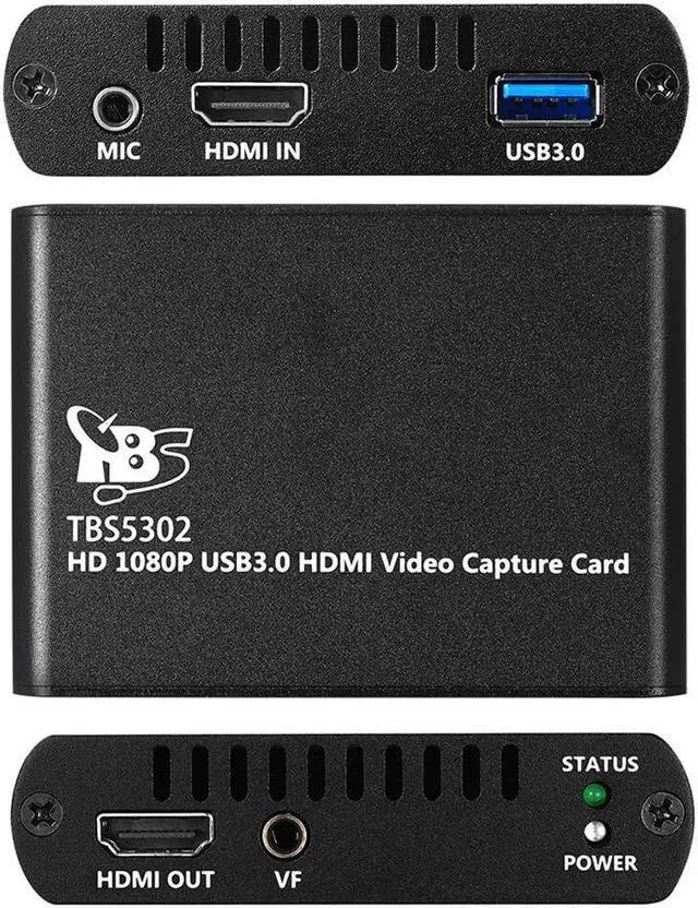 Alt view image 4 of 5 - TBS5302 1080P USB3.0 HDMI Video Capture Card with HDMI 1.4 Support Windows 8/10