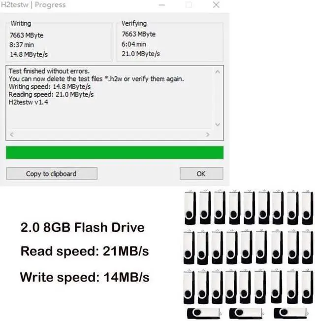 Alt view image 2 of 4 - lcwamy 8GB USB Flash Drive 50 Pack Bulk USB Flash Drives Thumb Drive 50 Pack USB2.0 Flash Drive 8GB Pen Drive USB Drive Pack USB Memory Stick (Black, No Logo)
