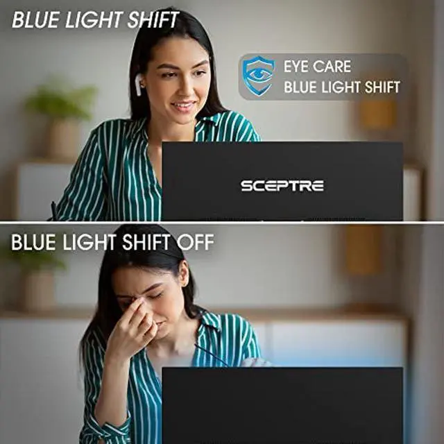 Alt view image 5 of 5 - Sceptre 24-inch Professional Thin 1080p LED Monitor 99% sRGB 2x HDMI VGA Build-in Speakers, Machine Black (E248W-19203R Series)