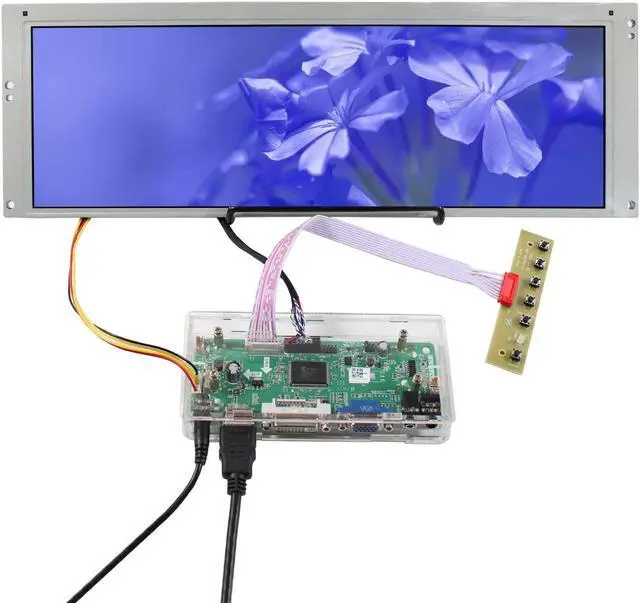 Main image of VSDISPLAY 14.9" LCD Display Screen Kit and 68676 Acrylic Case