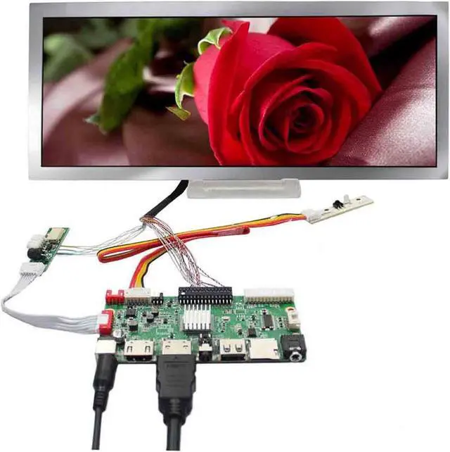 Main image of VSDISPLAY 12.3" 12.3 Inch 1920x720 FHD IPS LCD Screen HSD123KPW2-D10 with HD-MI USB SD Card LCD Controller Board VS-56S2 Multimedia Supports MP4